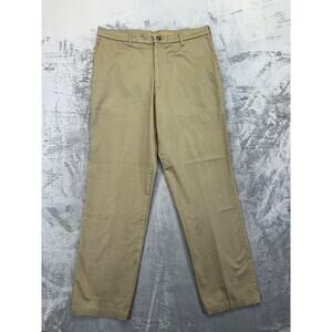 Lee Men's Carefree‎ Stretch Straight Pants 36x34 Khaki